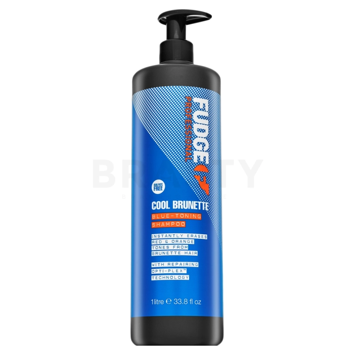 Fudge Professional Cool Brunette Blue-Toning Shampoo tónovací šampon pro hnědé odstíny 1000 ml