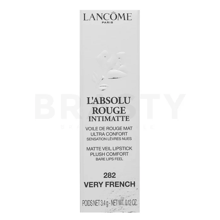 Lancôme L'Absolu Rouge Intimatte rtěnka s matujícím účinkem 282 Very French 3,4 g