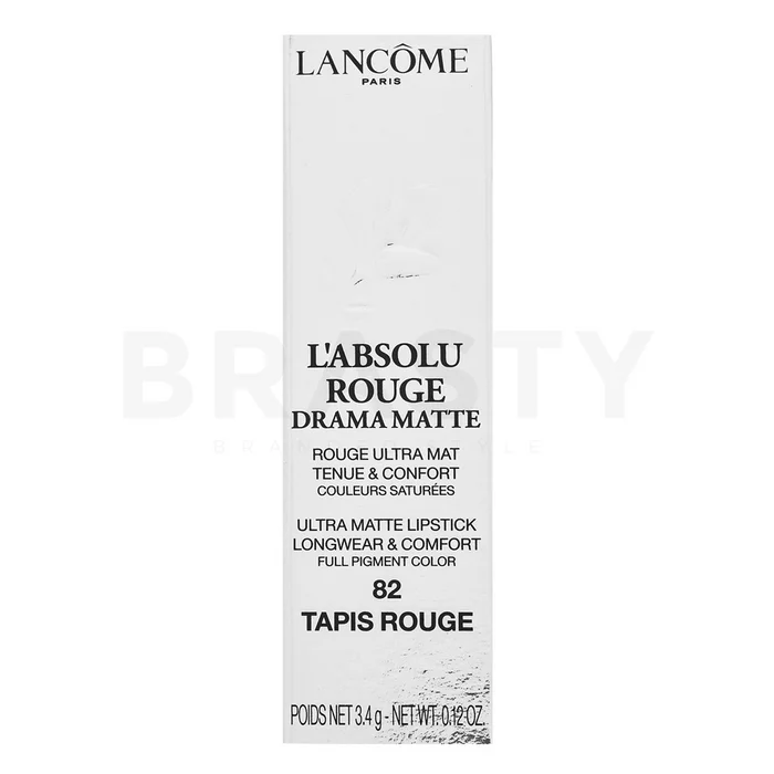 Lancôme L'Absolu Rouge Drama Matte Lipstick ruj cu efect matifiant 82 Tapis Rouge 3,4 g