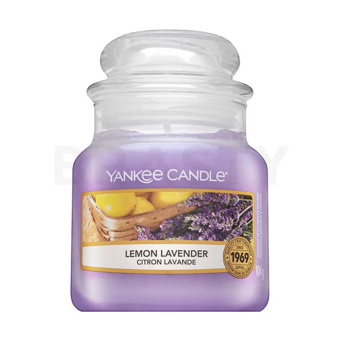 Yankee Candle Lemon Lavender vonná svíčka 104 g