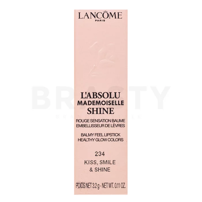 Lancôme L'Absolu Mademoiselle Shine Lipstick lippenstift met hydraterend effect 234 Kiss, Smile & Shine 3,2 g