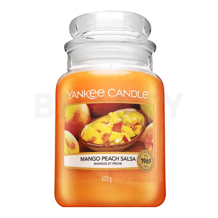 Yankee Candle Mango Peach Salsa lumânare parfumată 623 g