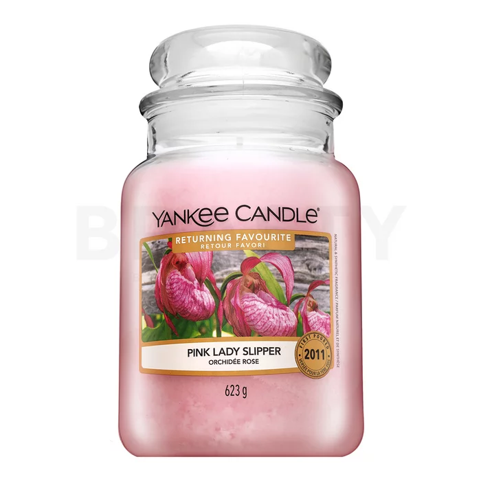 Yankee Candle Pink Lady Slipper ароматна свещ 623 g