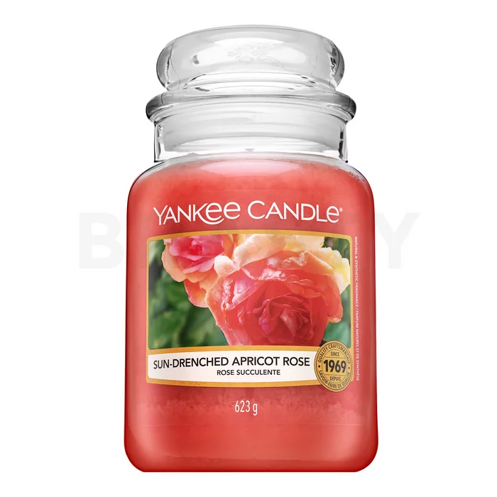 Yankee Candle Sun-Drenched Apricot Rose vonná svíčka 623 g