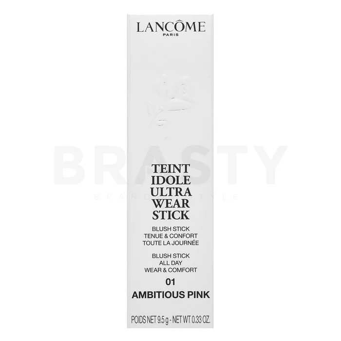 Lancôme Teint Idole Ultra Wear Stick Blush krémová lícenka v tyčinke 01 Ambitious Pink 9 g
