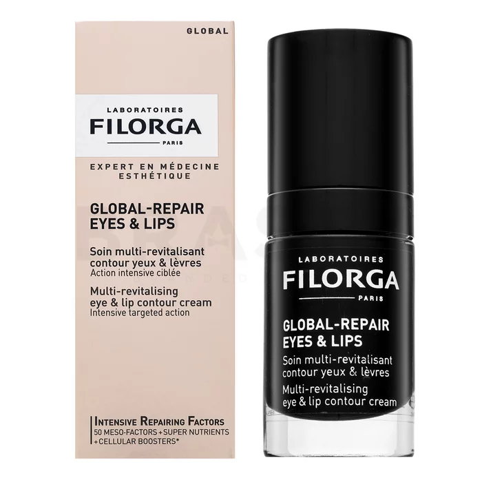 Filorga vochtinbrengende en beschermende vloeistof Global-Repair Eyes & Lips 15 ml