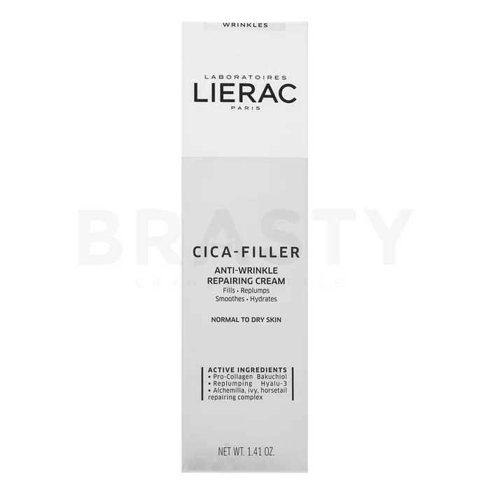 Lierac Cica-Filler Anti-Wrinkle Repairing Cream zmatňující pleťový gel proti vráskám 40 ml