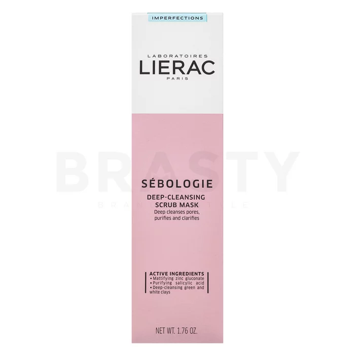 Lierac Sébologie čistící maska a peeling Deep-Cleasing Scrub Mask 50 ml