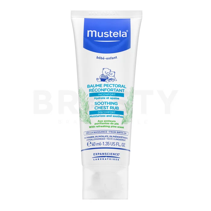 Mustela Bébé opuštajuća krema Soothing Chest Rub 40 ml