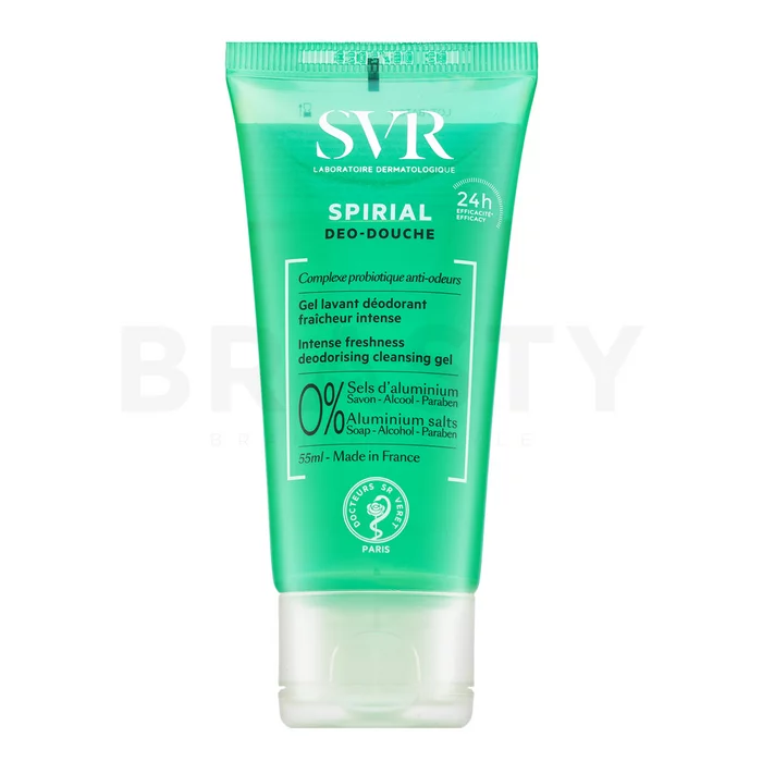 SVR Spirial Déo-Douche Intense Freshness verkoelende douchegel voor alle huidtypen 55 ml