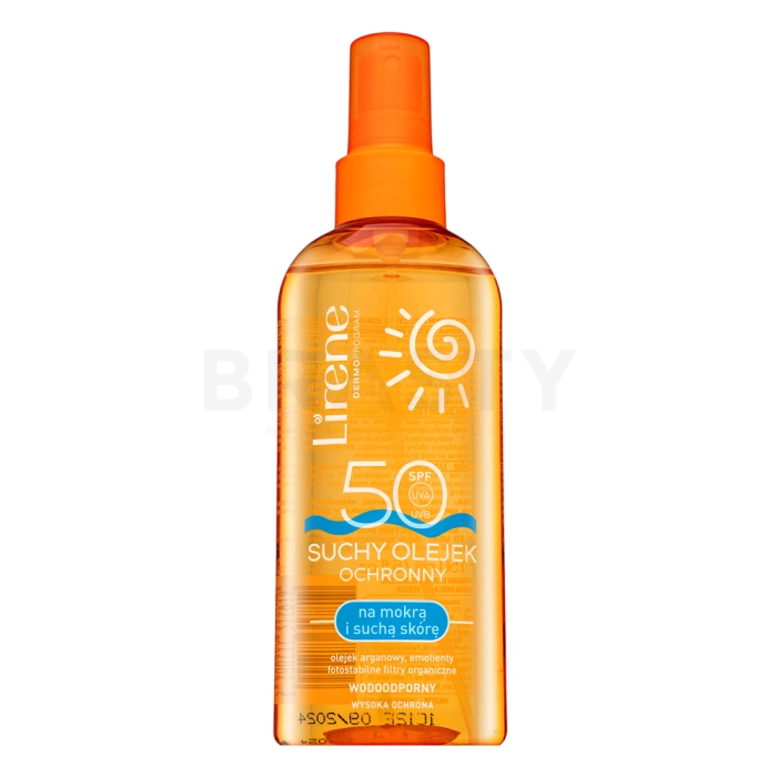 Lirene Protective Dry Oil SPF50 opalovací olej na obličej a tělo 150 ml