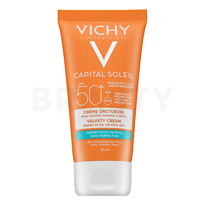 Vichy Capital Soleil Water Resistant SPF50+ Velvety Cream ochranný krém na obličej 50 ml