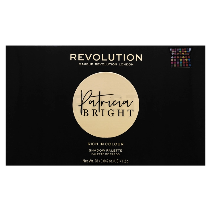 Makeup Revolution Patricia Bright Rich In Colour Eyeshadow Palette paleta sjenila 34 g