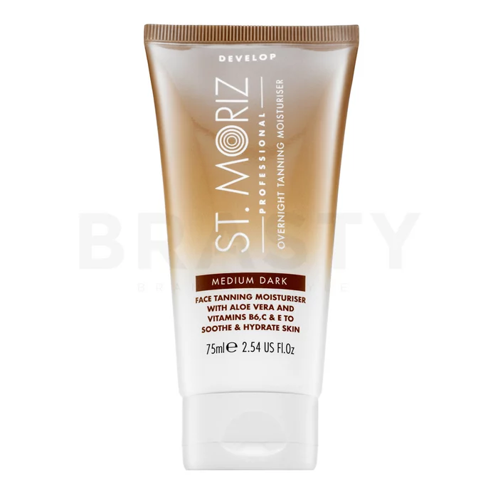 St.Moriz Overnight Face Tanning Moisturizer Medium Dark krem samoopalający  do twarzy 75 ml