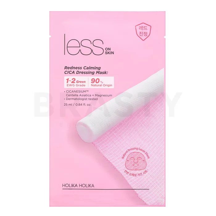 Holika Holika Less On Skin mascarilla de hoja Redness Calming CICA Dressing Mask 25 ml