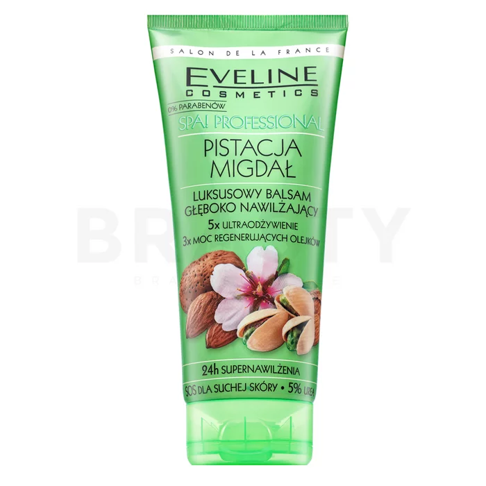 Eveline Spa Professional Pistachio Almond Deeply Moisturising Luxury Body Balm tělový krém s hydratačním účinkem 200 ml
