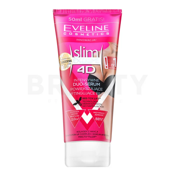 Eveline Slim Extreme 4D Intense Bust Volumizing And Lifting Duo-Serum zpevňující péče na dekolt a poprsí 200 ml