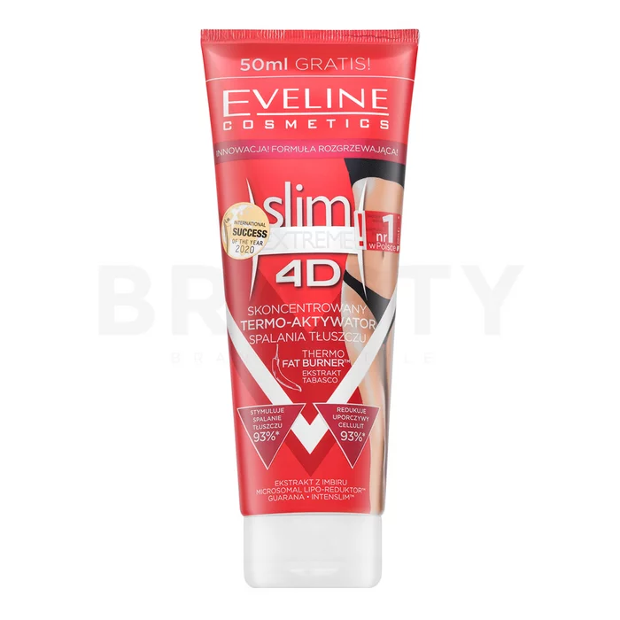 Eveline Slim Extreme 4D modelirajući serum za trbuh, bedra i bokove Concentrated Fat Burning Thermo-Activator 250 ml