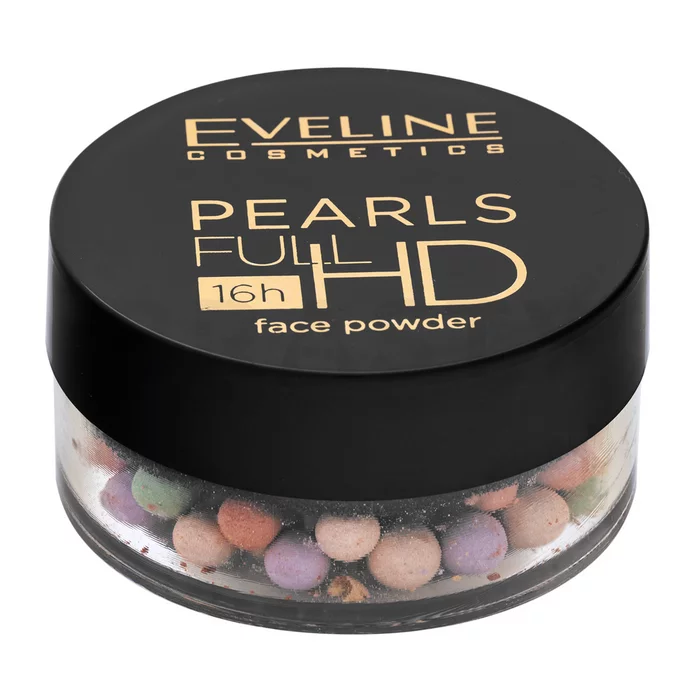 Eveline Pearls Full HD 16h Face Powder perle za toniranje lica za ujednačenu i prosvijetljenu kožu 6 ml