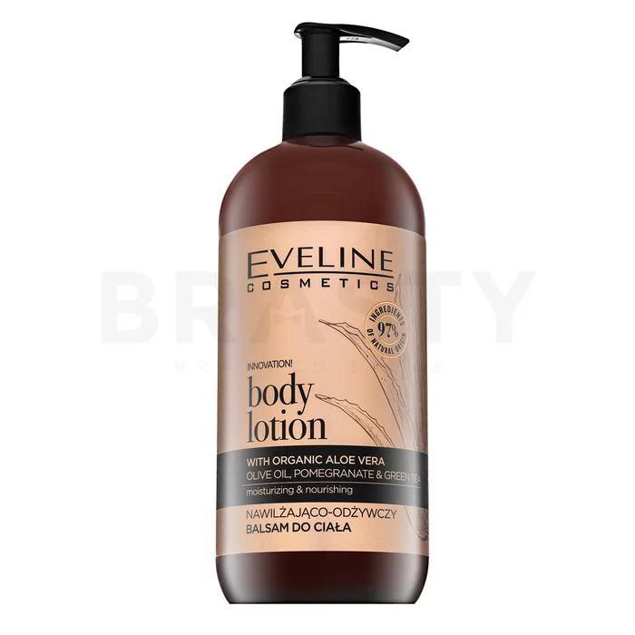 Eveline Organic Gold Aloe Vera Body Lotion tělový krém s hydratačním účinkem 500 ml