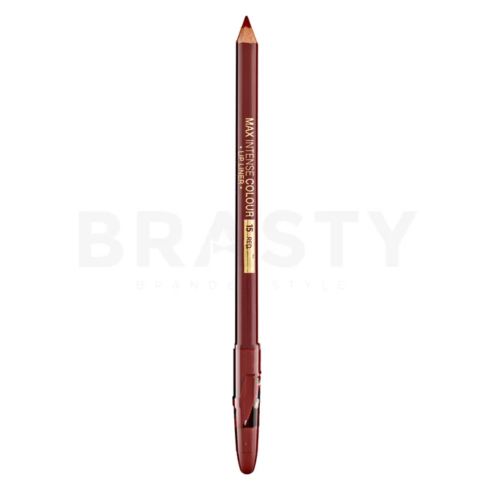 Eveline Max Intense Colour Lip Liner olovka za konturiranje usana sa šiljilom 15 Red