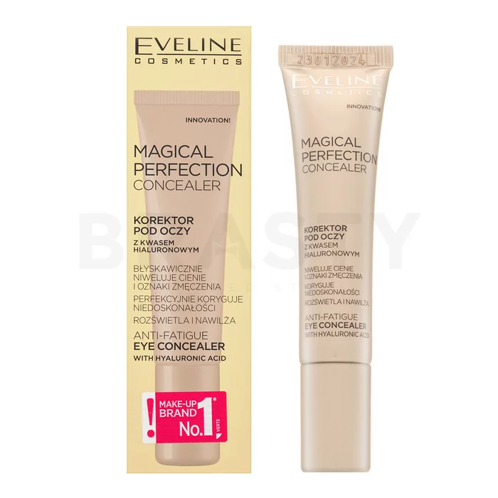Eveline Magical Perfection Concealer vloeibare concealer tegen rimpels, wallen en donkere kringen 01 Light 15 ml