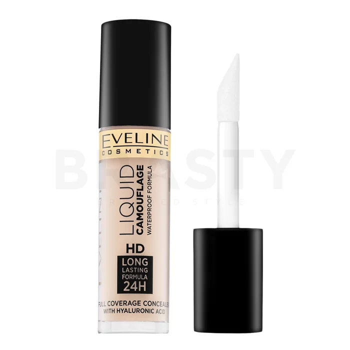 Eveline Liquid Camouflage HD Long Lasting 24H Concealer tekući korektor za ujednačenu i prosvijetljenu kožu 01 5 ml