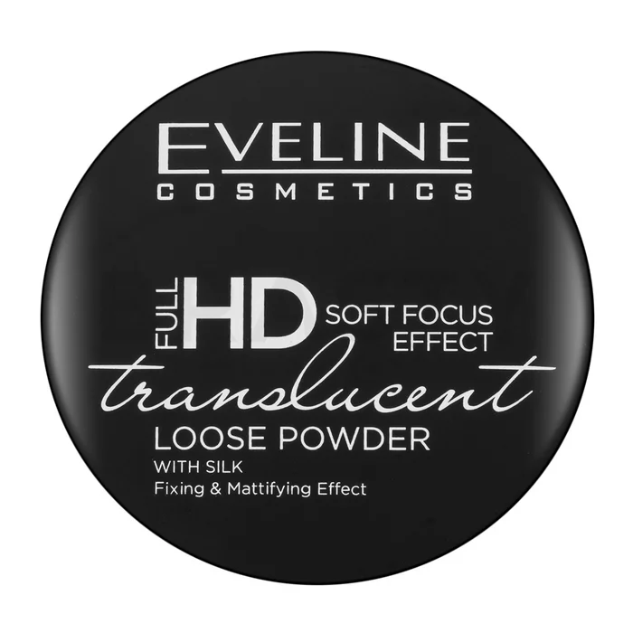 Eveline FullHD Soft Focus Translucent Loose Powder polvos transparentes para piel unificada y sensible 6 g
