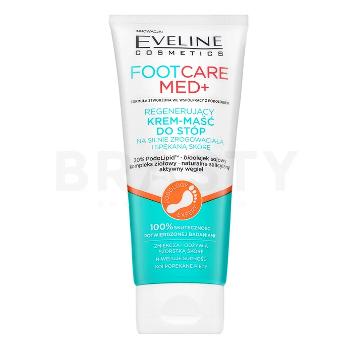 Eveline Foot Care Med+ vyživující krém Regenerating Foot Cream-Mask 100 ml