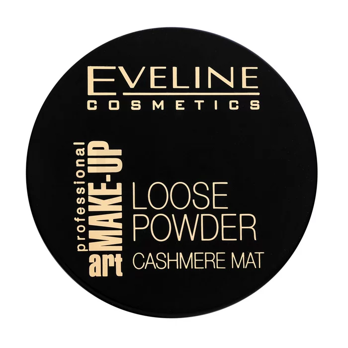 Eveline Loose Powder Cashmere Mat svileni puder za ujednačenu i prosvijetljenu kožu 02 Beige 20 g
