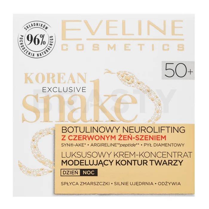 Eveline Exclusive Snake hranjiva krema Non-Invasive Neurolifting Cream-Concentrate 50+ 50 ml