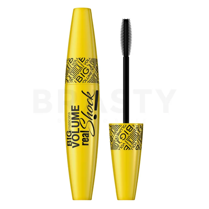 Eveline Big Volume Real Shock Mascara maskara za produljenje trepavica i volumen Black 10 ml