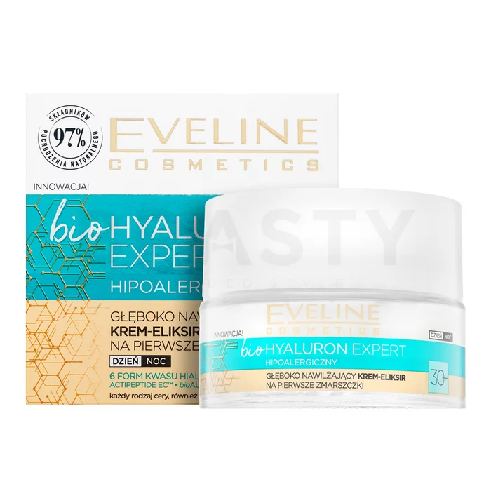 Eveline Bio Hyaluron Expert krema za lifting i učvršćivanje Intensive Regenerating Rejuvenatin Cream 30+ 50 ml