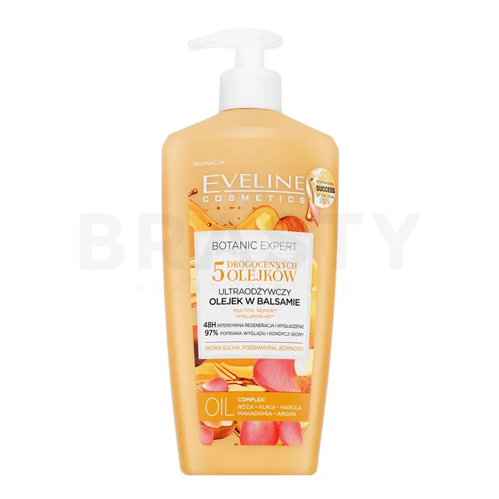 Eveline Botanic Expert olejowy balsam 5 Oils Ultra-Nourishing Body Oil In Lotion 350 ml