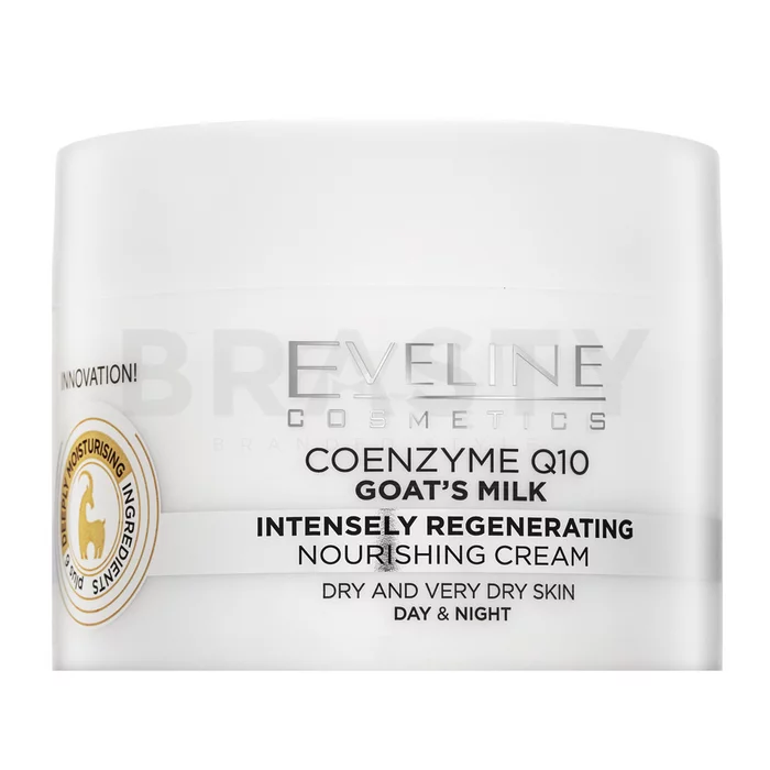 Eveline COENZYME Q10 Goat's Milk Intensely Regenerating Day&Night Cream huidcrème met hydraterend effect 50 ml