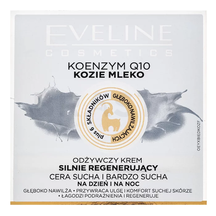 Eveline COENZYME Q10 Goat's Milk Intensely Regenerating Day&Night Cream huidcrème met hydraterend effect 50 ml