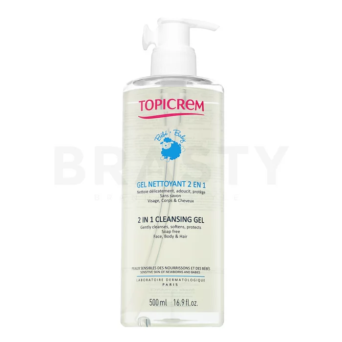 Topicrem Bébé 2 in 1 Cleansing Gel čistící gel pro děti 500 ml