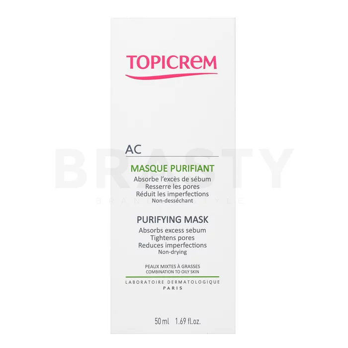 Topicrem AC Purifying Mask čistiaca maska pre mastnú pleť 50 ml