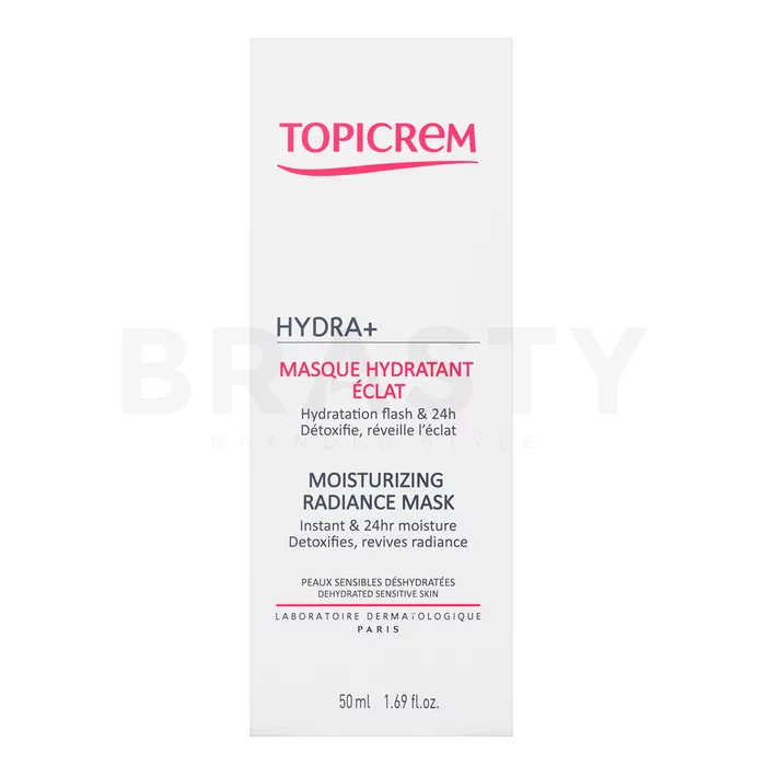 Topicrem HYDRA+ vyživující maska Moisturizing Radiance Mask 50 ml