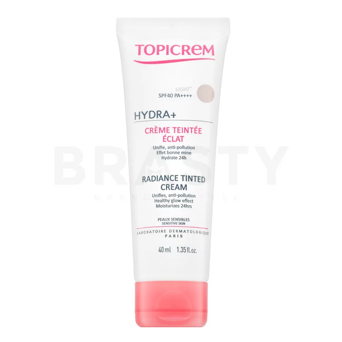 Topicrem HYDRA+ obojena krema za toniranje Radiance Tinted Cream SPF40 - Light 40 ml