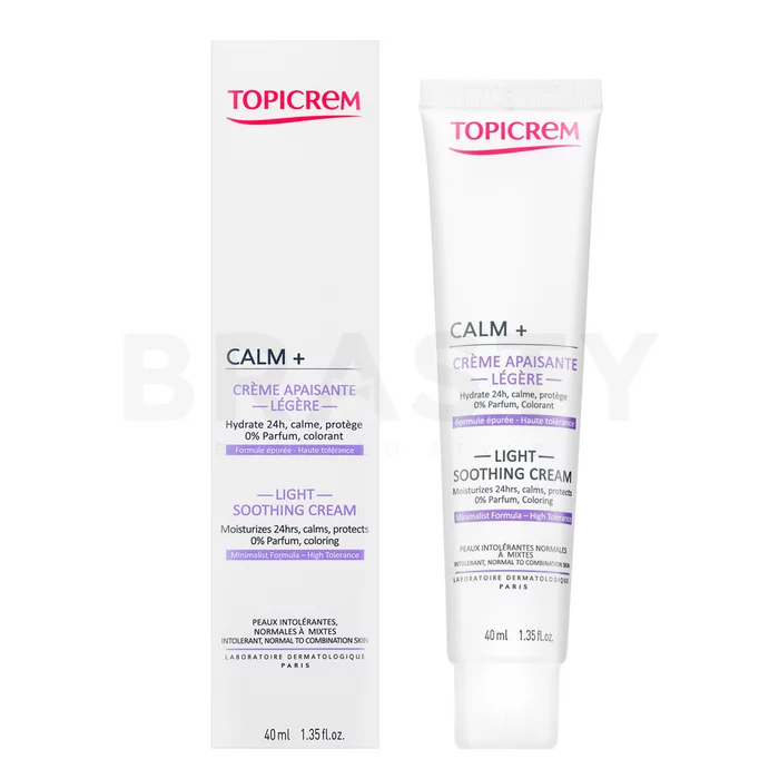 Topicrem Calm+ Light Soothing Cream pleťový krém s hydratačním účinkem 40 ml