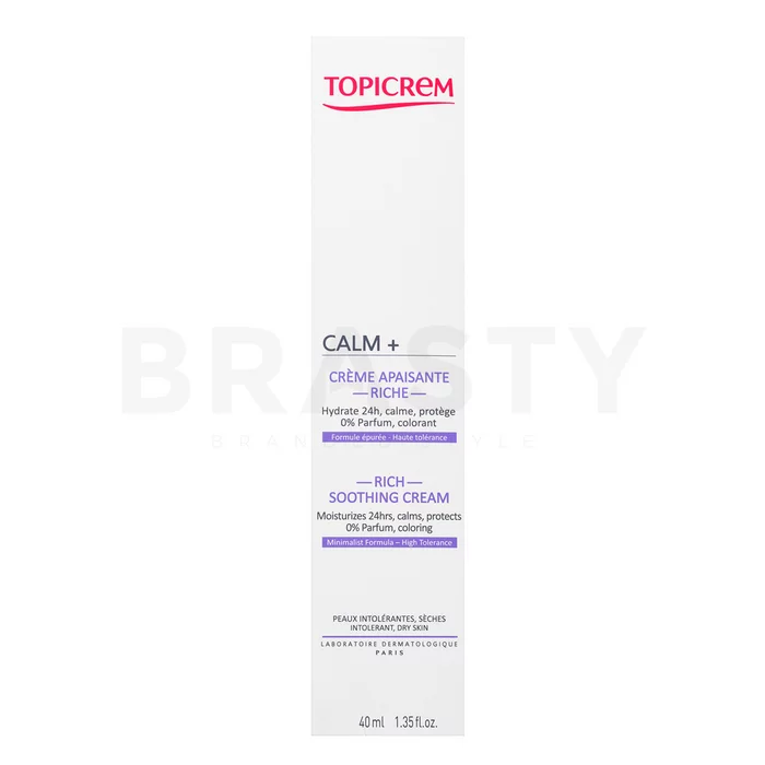 Topicrem Calm+ Rich Soothing Cream vyživující krém s hydratačním účinkem 40 ml