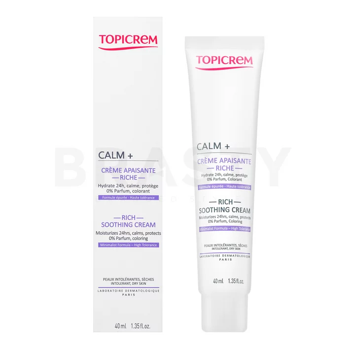 Topicrem Calm+ Rich Soothing Cream vyživující krém s hydratačním účinkem 40 ml