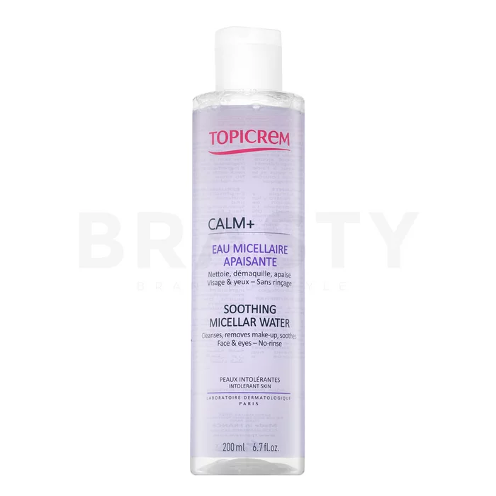 Topicrem Calm+ Soothing Micellar Water odličovací micelární voda s hydratačním účinkem 200 ml