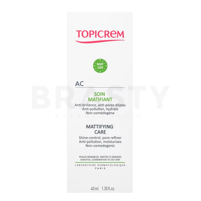 Topicrem AC Matifying Care huidcrème met matterend effect 40 ml