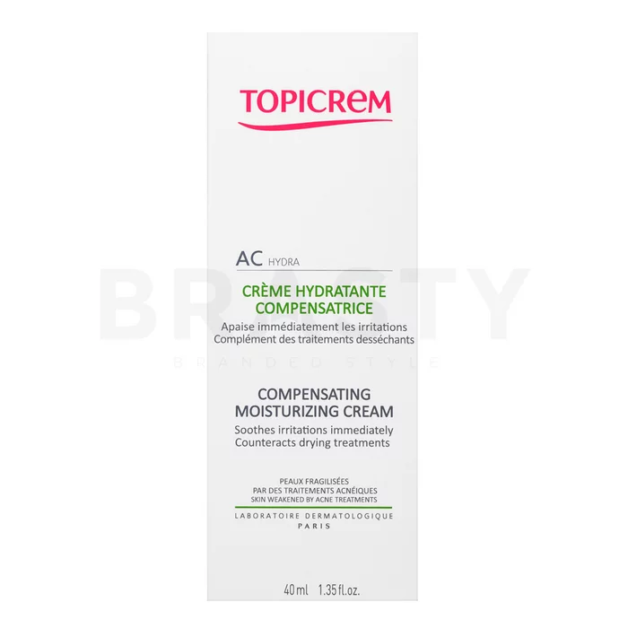 Topicrem AC HYDRA Compensating Moisturizing Cream hydratační krém pro problematickou pleť 40 ml