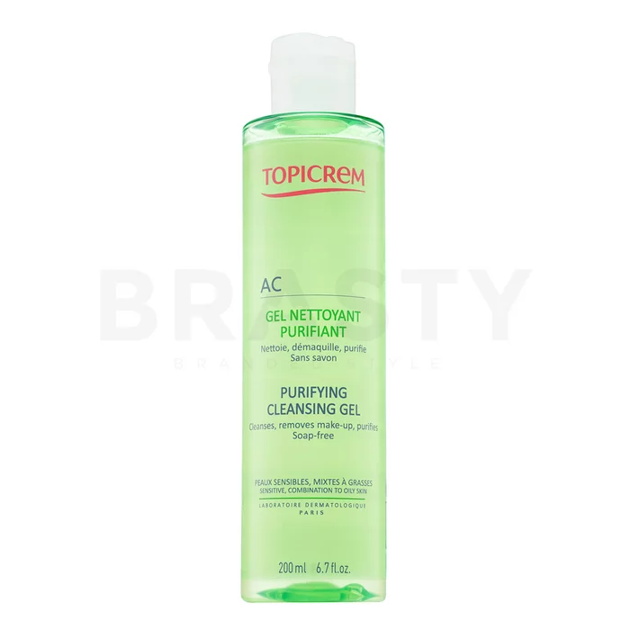 Topicrem AC Purifying Cleansing Gel oczyszczający żel do twarzy do tłustej skóry 200 ml