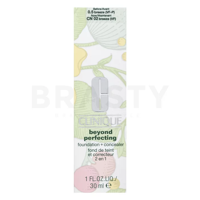 Clinique Beyond Perfecting Foundation & Concealer tekutý make-up pro sjednocenou a rozjasněnou pleť 0.5 Breeze 30 ml
