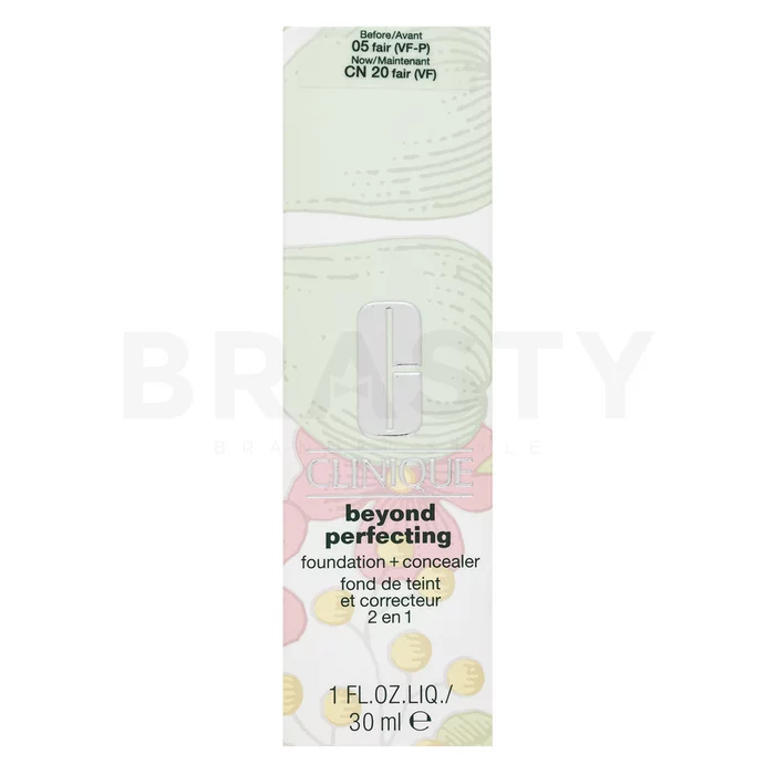 Clinique Beyond Perfecting Foundation & Concealer tekutý make-up pro sjednocenou a rozjasněnou pleť 05 Fair 30 ml