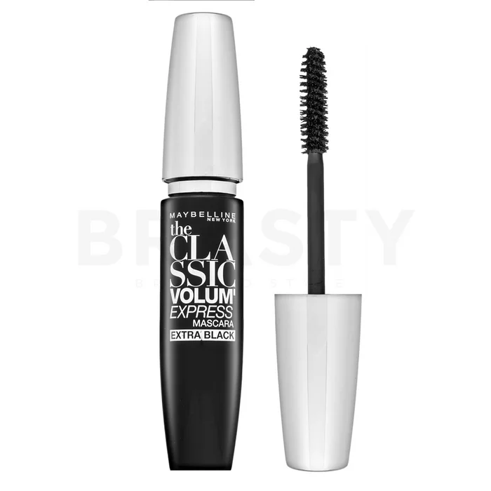 Maybelline Classic Volum' Express Mascara riasenka pre predĺženie a natočenie rias Extra Black 10 ml